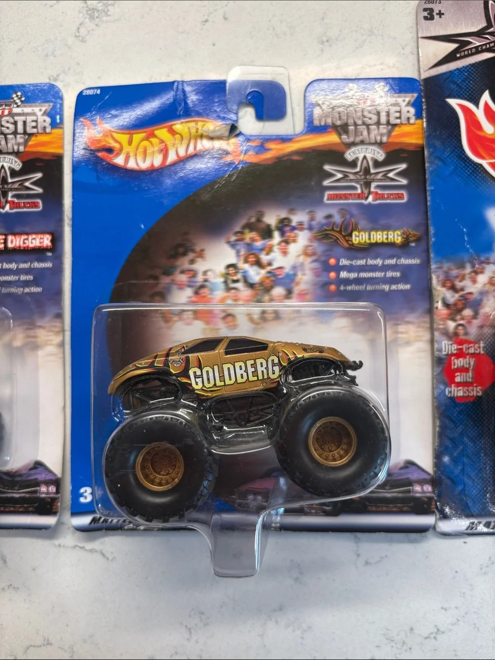 Hot Wheels Monster Truck Assortment - Green, Yellow, Black